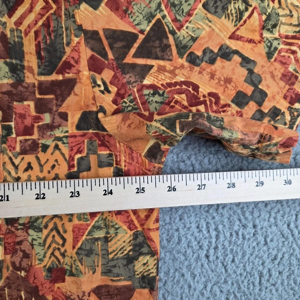 Vintage Banana Republic Safari & Travel Clothing Shirt Mens‎ Large Novelty Print